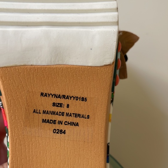 Betsey Johnson Floral Platform Sandals - Picture 6 of 6